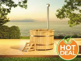 Hot Tub hottub-badebottich-rund-160cm-2-4personen-online-günstig-vegleich-fichte6