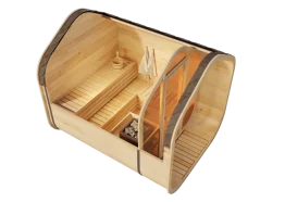 Fasssauna fasssauna-wolff-finnhaus-scandicube-wave-comfort-2-4personen-online-günstig-vegleich-saunafass